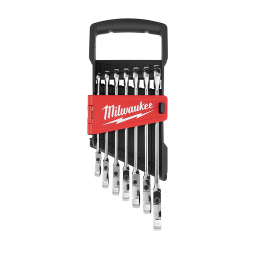 Milwaukee 48-22-9529 7pc Flex Head Ratcheting Wrench Set - Metric - My Tool Store