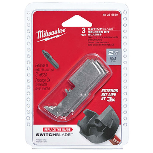 Milwaukee 48-25-5540 2-1/8 in. SwitchBlade™ Replacement Blades (3 Pack) - My Tool Store