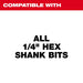 Milwaukee 48-28-1010 6" x 1/4" All Hex Extension - My Tool Store