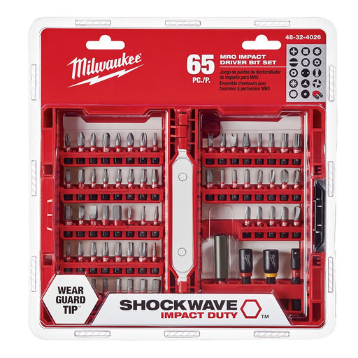 Milwaukee  48-32-4026 Shockwave MRO Impact Duty Driver Bit Set (65-Piece) - My Tool Store