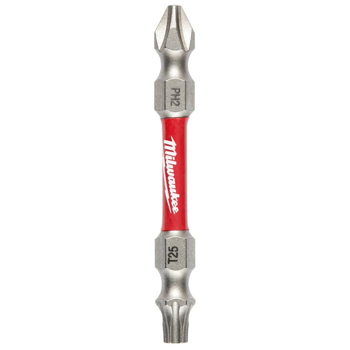 Milwaukee 48-32-4312 Shockwave Impact Phillips 2 & T25 Double Ended Bit