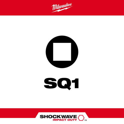 Milwaukee 48-32-4575 Shockwave 3.5" SQ1 5PK - My Tool Store