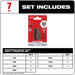 Milwaukee 48-32-4615 Shockwave™ 7 Piece Torx 1” Insert Bit Set - My Tool Store