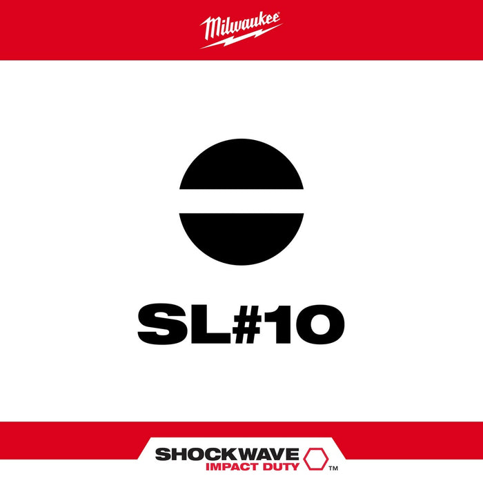 Milwaukee 48-32-4918 SHOCKWAVE 2" SL 1/4 Impact Bit - My Tool Store