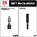 Milwaukee 48-32-5009 #2 Phillips SHOCKWAVE Insert 25PC Tic Tac w/Compact Bit Holder - My Tool Store