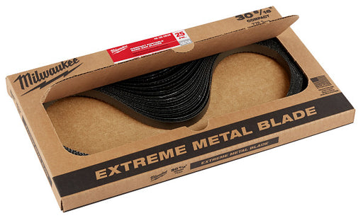 Milwaukee 48-39-0636 30-9/16 in. 12/14 TPI COMPACT EXTREME THICK METAL BAND SAW BLADE 25PK - My Tool Store