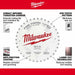 Milwaukee 48-40-0524 5-3/8" 36T Fine Finish Circular Saw Blade - My Tool Store