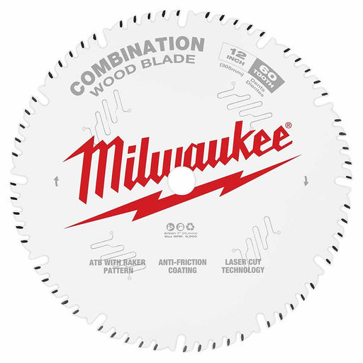 Milwaukee 48-40-1222 12" 60T Combination Circular Saw Blade - My Tool Store