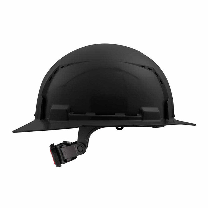 Milwaukee 48-73-1231 Black Full Brim Vented Hard Hat with 6PT Ratcheting Suspension – Type 1 Class C - My Tool Store