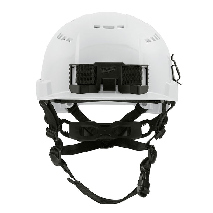 Milwaukee 48-73-1320 BOLT White Front Brim Safety Helmet (USA) - Type 2, Class C, Vented - My Tool Store