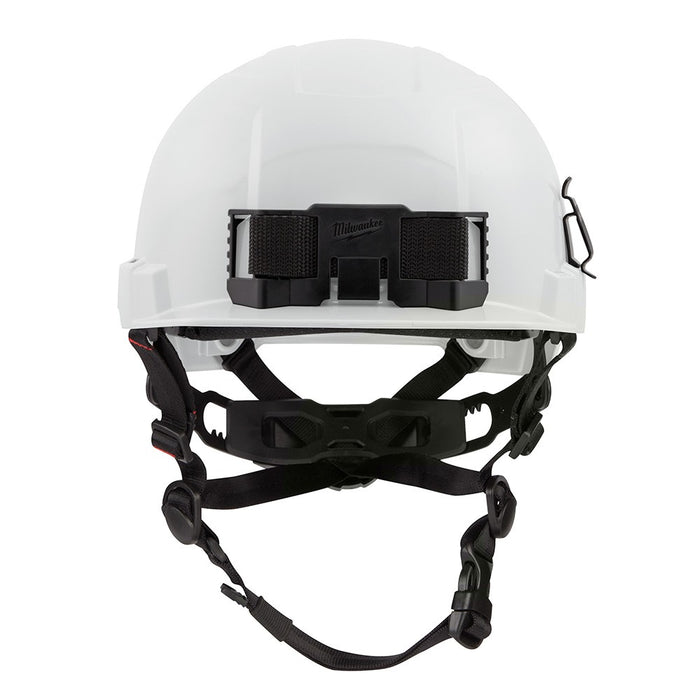 Milwaukee 48-73-1321 BOLT White Front Brim Safety Helmet (USA) - Type 2, Class E, Non-Vented