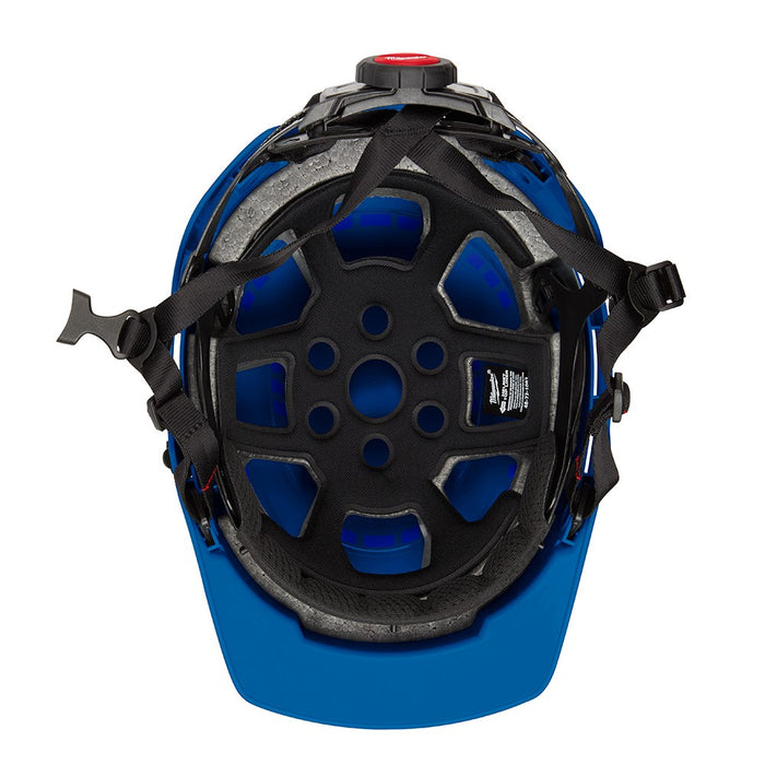 Milwaukee 48-73-1325 BOLT Blue Front Brim Safety Helmet (USA) - Type 2, Class E, Non-Vented