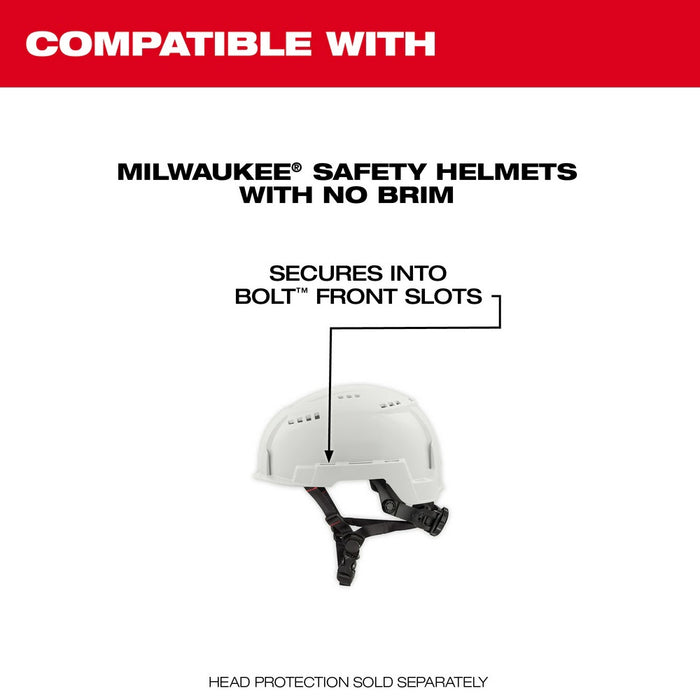 Milwaukee 48-73-1421 BOLT Full Face Shield - Clear Dual Coat Lens (Compatible with Milwaukee Safety Helmet [No Brim]) - My Tool Store