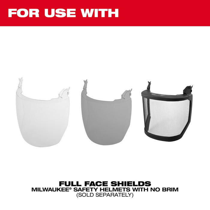 Milwaukee 48-73-1449 BOLT Full Face Shield Mount Replacement  (No Brim Helmet Only)