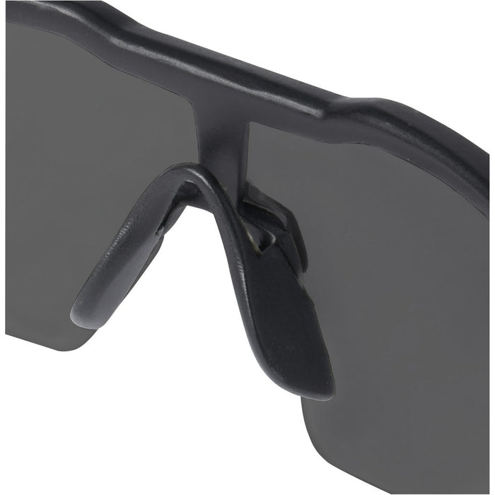 Milwaukee 48-73-2015 Safety Grey Tinted Glasses - Anti-Scratch Lenses