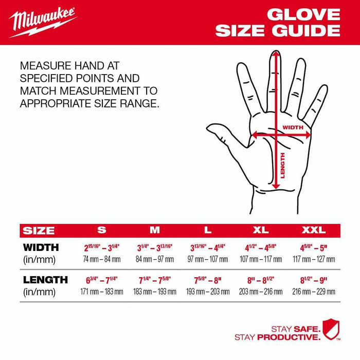 Milwaukee 48-73-8734B High Dexterity A3 Polyurethane Dipped Gloves - 2XL - My Tool Store