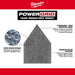 Milwaukee 48-80-5320 320 Grit Mesh Sanding Sheets for M12 FUEL Orbital Detail Sander 12-Pack - My Tool Store