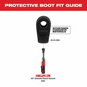 Milwaukee 49-16-2560 M12 FUEL 3/8" Extended Reach Ratchet Rubber Boot