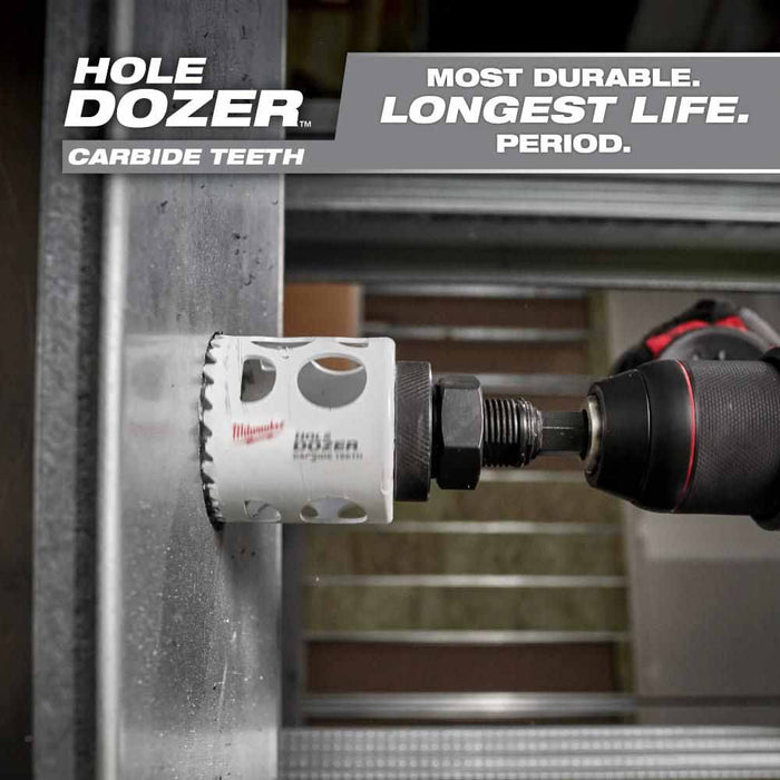 Milwaukee 49-22-3077 9 PC HOLE DOZER™ with Carbide Teeth Hole Saw Large Diameter Kit - My Tool Store