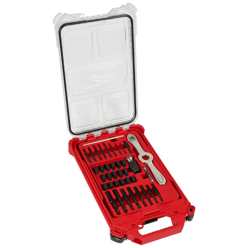 Milwaukee 49-22-5604 38PC SAE Tap & Die PACKOUT Set w/ Hex-LOK 2-in-1 Handle - My Tool Store