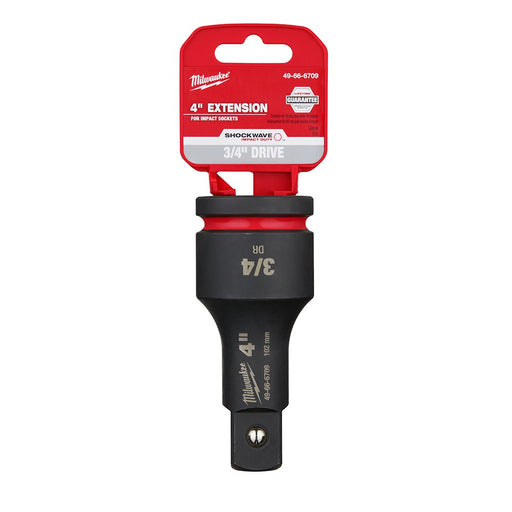 Milwaukee 49-66-6709 SHOCKWAVE Impact Duty™  3/4" Drive 4" Extension - My Tool Store
