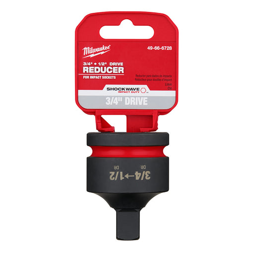 Milwaukee 49-66-6728 SHOCKWAVE Impact Duty™  3/4" Drive 1/2" Drive Reducer - My Tool Store