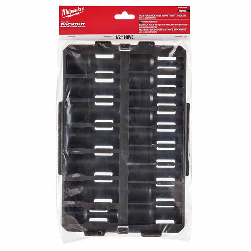 Milwaukee 49-66-6833 Shockwave Impact Duty Socket 1/2" Drive 16-Piece MM Tray Only - My Tool Store