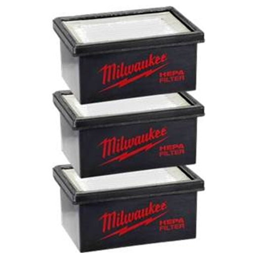 Milwaukee 49-90-2306 M12 HAMMERVAC Filters 3-Pack