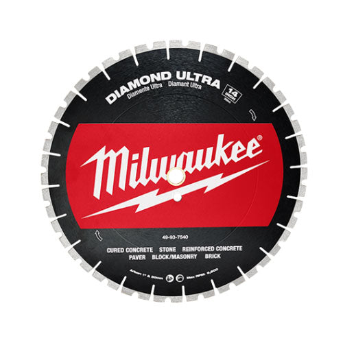 Milwaukee 49-93-7540 14" Diamond Ultra Segmented Blade - My Tool Store