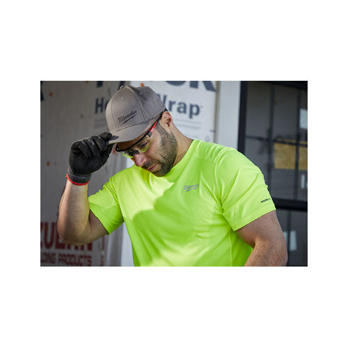 Milwaukee 504G-LXL FLEXFIT Fittted Hat - Gray, L-XL - My Tool Store