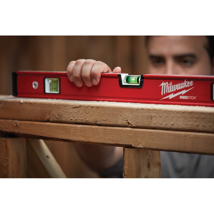 Milwaukee MLCM24 24" REDSTICK Compact Box Level - My Tool Store
