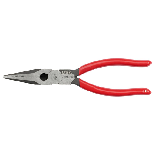 Milwaukee MT505 8" Long Nose Dipped Grip Pliers (USA) - My Tool Store