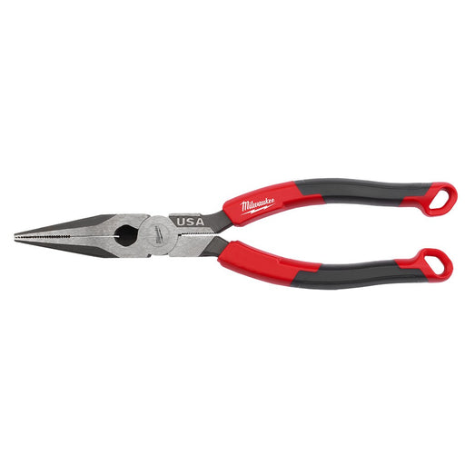 Milwaukee MT555 8" Long Nose Comfort Grip Pliers (USA) - My Tool Store