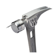 Stiletto TB3SC 15oz Ti-Bone III Titanium Hammer, Smooth Face/Curved Handle