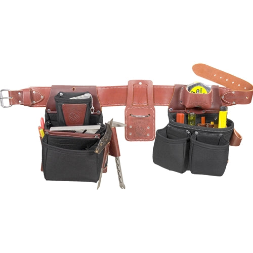 Occidental Leather B8080DBM Medium Black OxyLights Framer Set with Double Outer Bags - My Tool Store
