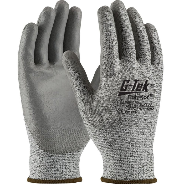 PIP Industrial Products 16-150/S G-Tek PolyKor Polyurethane Coated Gloves, Small