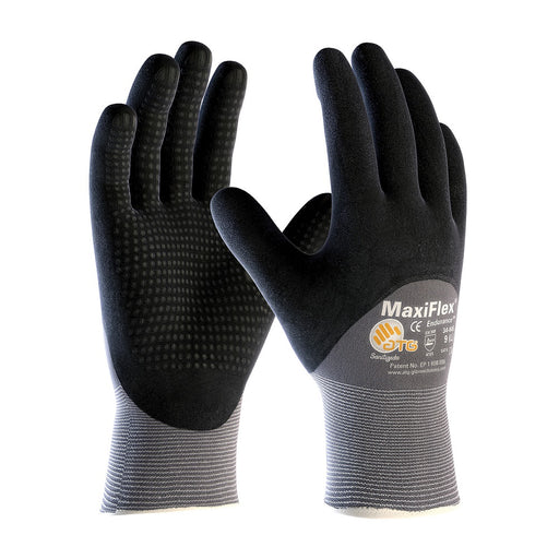 PIP Industrial Products 34-845/L G-Tex MaxiFlex Endurance Nylon Gloves, Nitrile  Grip, Large - My Tool Store