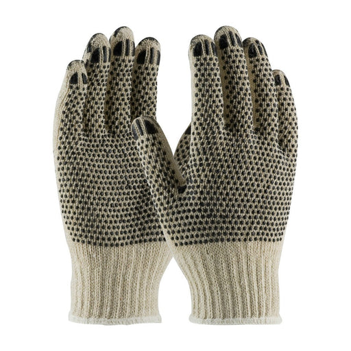 PIP Industrial Products 36-C330PDD/L Cotton/Poly 7G HW, Coated Finger Tips, 2 Side B, Large - My Tool Store