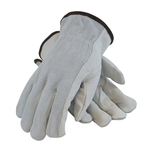 PIP Industrial Products 68-161SB/M Regular Grade Top Grain Cowhide Leather Driver's Glove Med. - My Tool Store