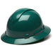 Pyramex HP54135 Hard Hat - Green-Ridgeline Full Brim 4 Pt Ratchet Suspension - My Tool Store