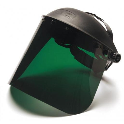 Pyramex S1035 Dark Green Faceshield - My Tool Store