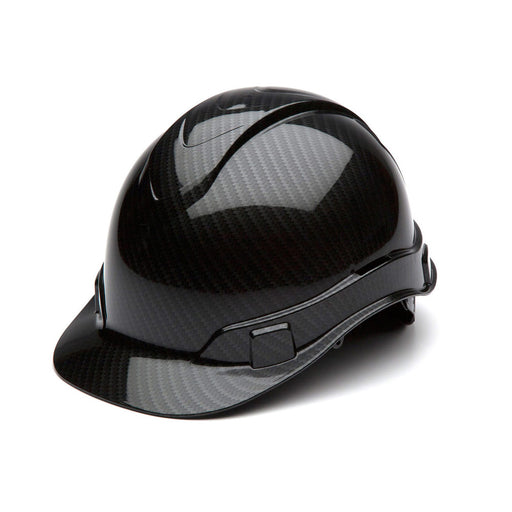 Pyramex HP44117S Ridgeline Shiny Graphite Cap Style Hard Hat, 4 Pt Ratchet - My Tool Store