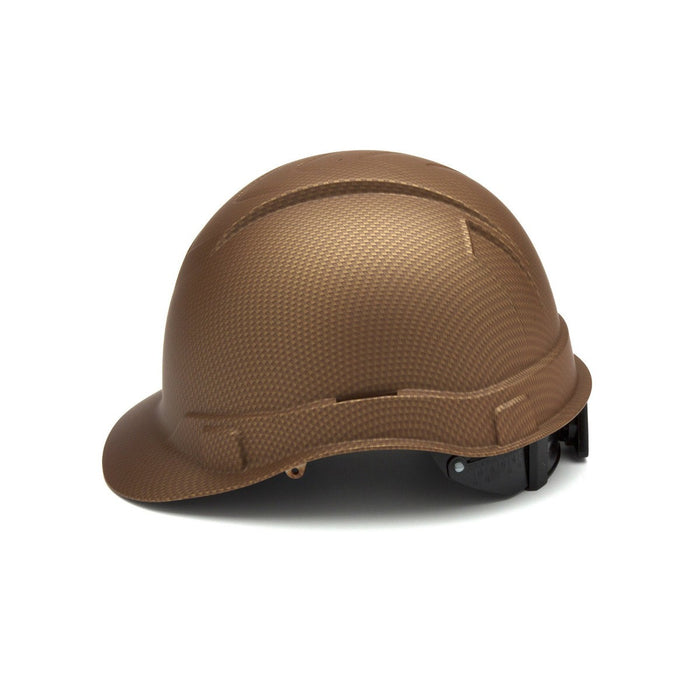 Pyramex HP44118 Ridgeline Copper Brown Cap Style Hard Hat, 4 Pt Ratchet - My Tool Store