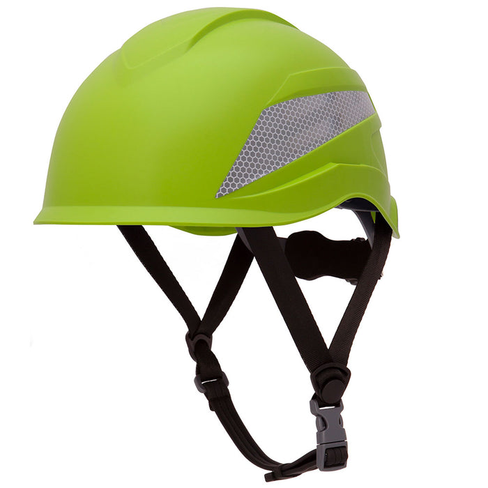 Pyramex HP76131 Ridgeline XR7 Hard Hat Helmet Hi-Vis Lime - My Tool Store