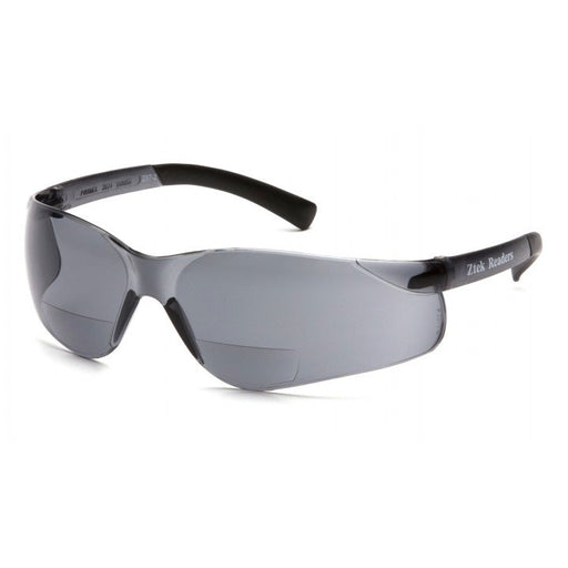 Pyramex S2520R25 Ztec Readers Eyewear Gray +2.5 Reader Lens with Gray Temples - My Tool Store