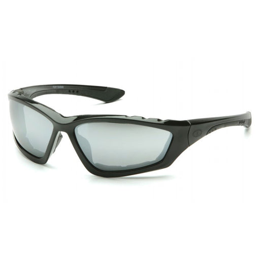 Pyramex SB8770DP ACCURIST Safety Glasses Silver, Mirror Lens with Padded Black Frame - My Tool Store