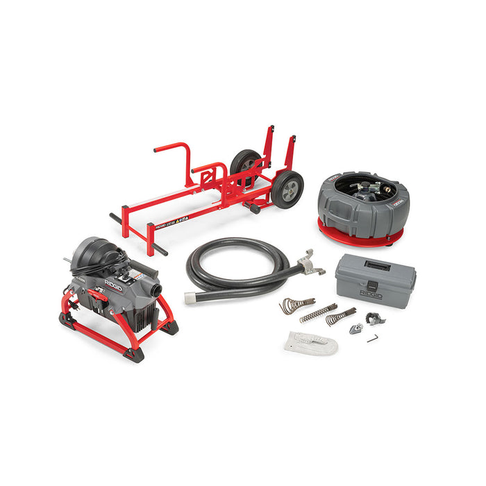 RIDGID 64678 K-5208 115V 60Hz w/C-11 Cable Carrier and Transport Cart - My Tool Store