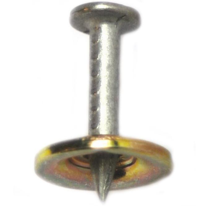 Ramset M034 3/4" Plated Step Pin with Dome Washer, 200 Pins