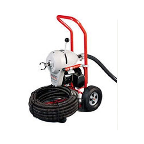 Ridgid 23692 K-1500A 115 Volt Uprigt A-Frame Sectional Drain Cleaning Machine with Accessories
