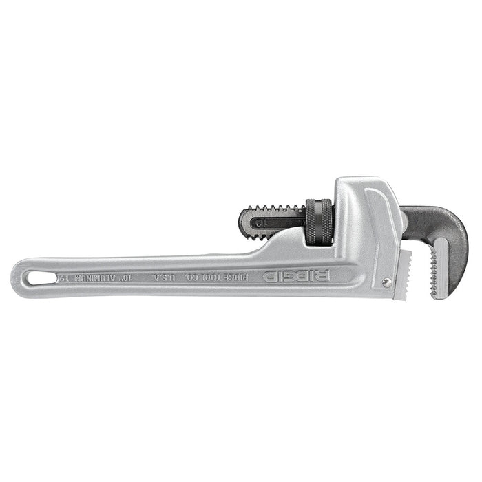 RIDGID 31090 10" Aluminum Straight Pipe Wrench - Model 810